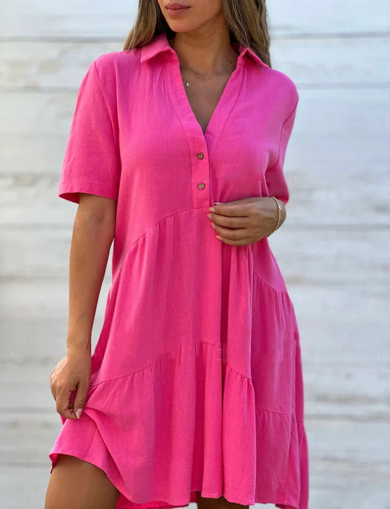 Jaya | V-Neck Mini Dress