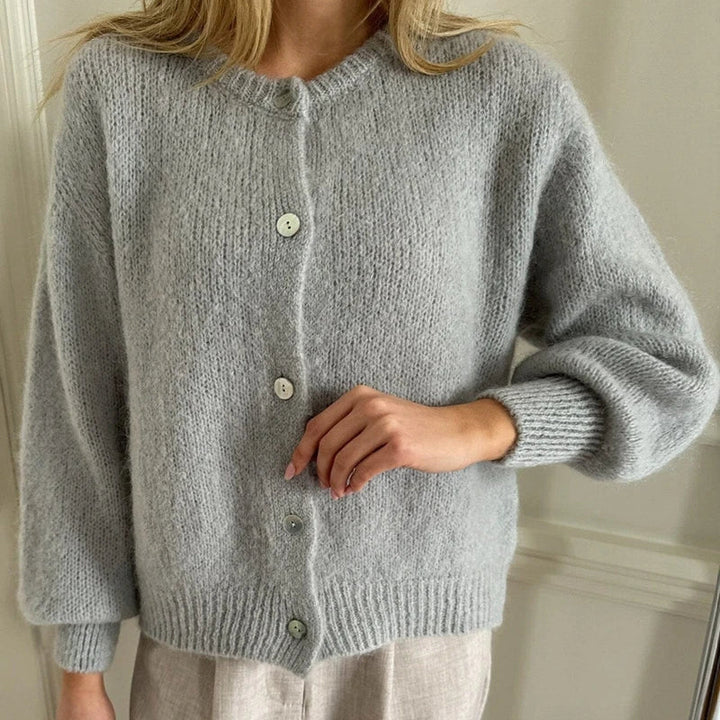 Charli | Trendy Knitted Button Sweater