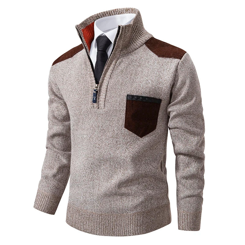 Ben | Refined Quarter-Zip Sweater