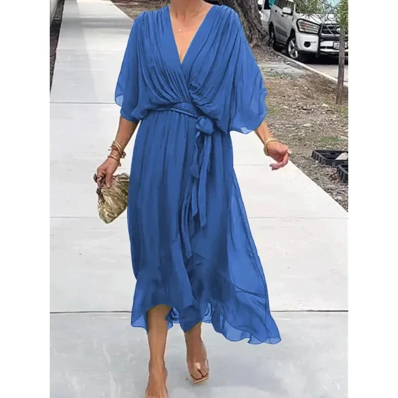 Sanya | Dress with flowing sleeves