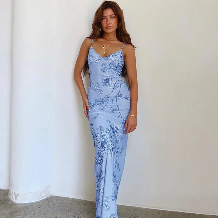 Amora | Floral Flow Slip Dress