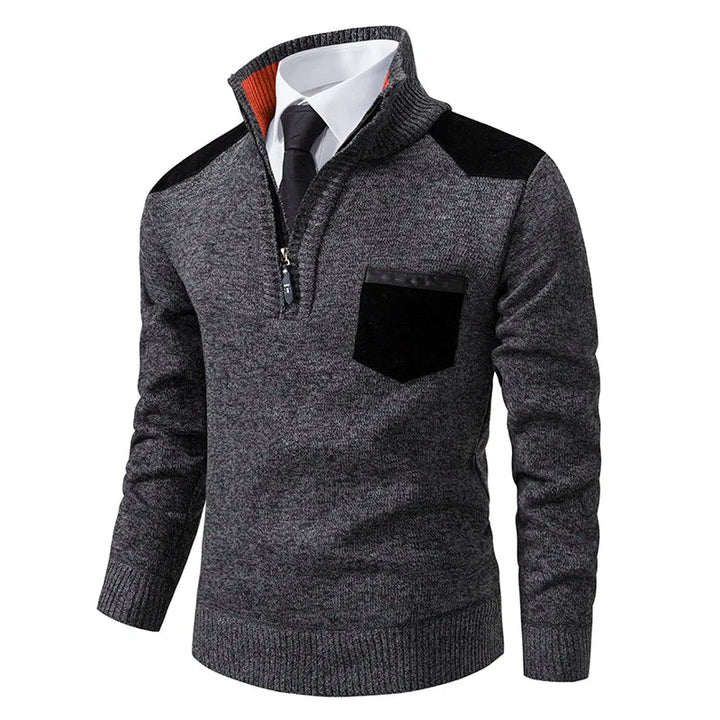 Ben | Refined Quarter-Zip Sweater