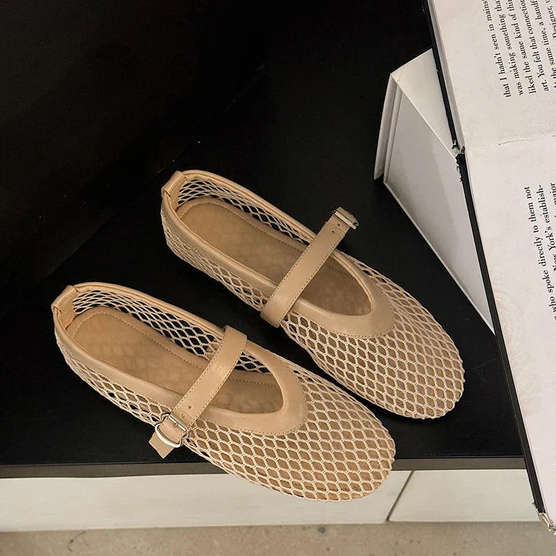 Remi | Airy Ballerinas with Adjustable Strap