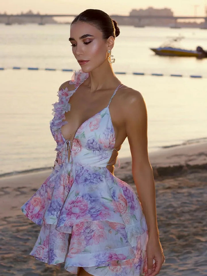 Karie | Sweet Bloom Patchwork Dress