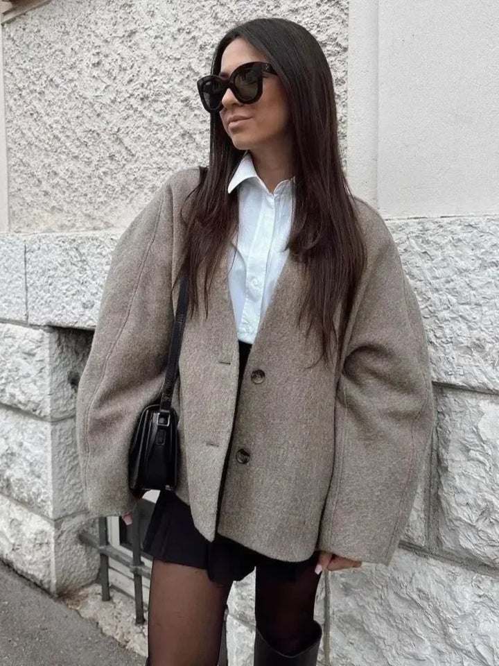 Lena | V-Neck Casual Jacket
