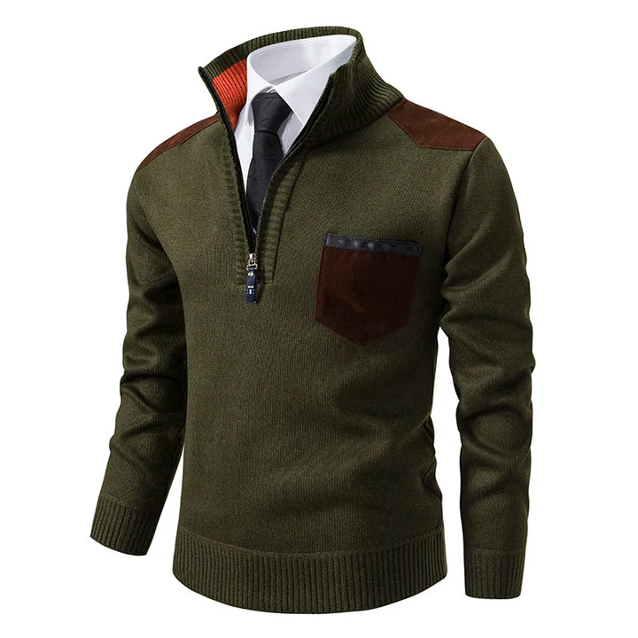 Ben | Refined Quarter-Zip Sweater
