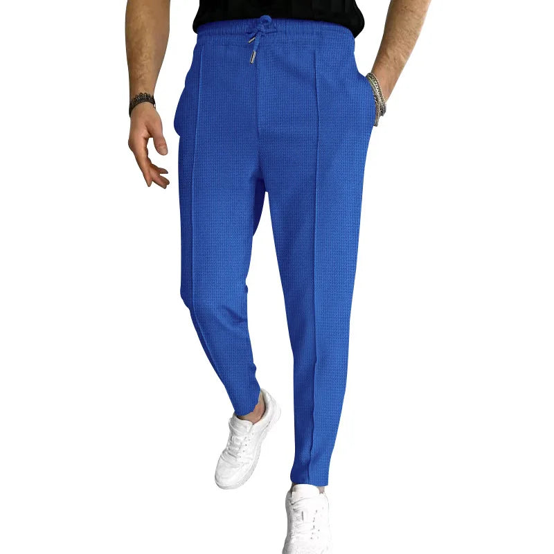 Jake | Waffle Slim Pants
