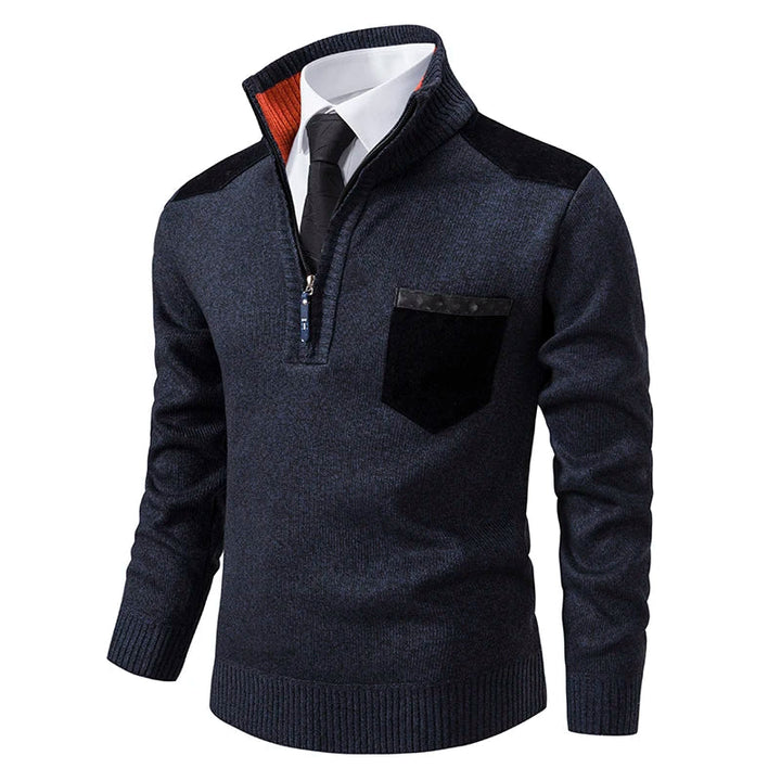 Ben | Refined Quarter-Zip Sweater