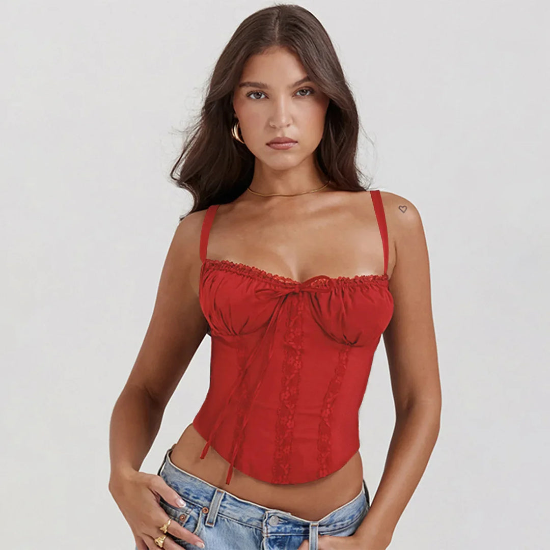 Ariana | Glimmer Strap Top