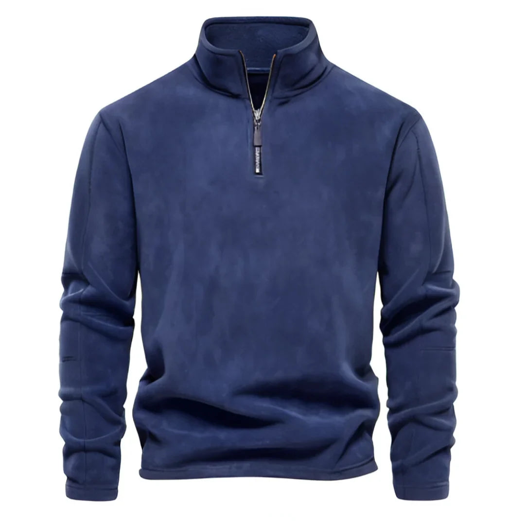 Hugh | Classic Half-Zip Sweater