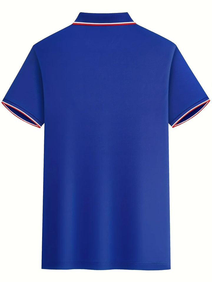 Martin | Casual Polo with Knight Print