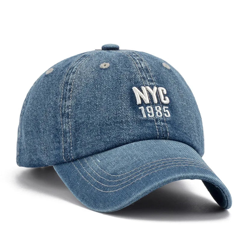 Alexis | Denim Snapback Cap