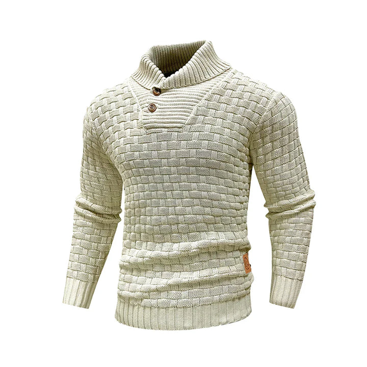 Dustin | Waffle Knit Turtleneck Sweater