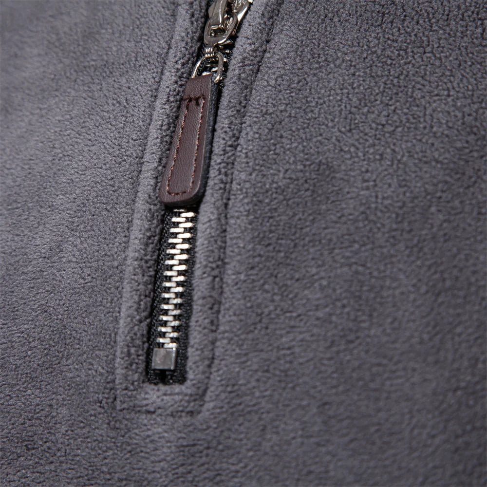 Hugh | Classic Half-Zip Sweater
