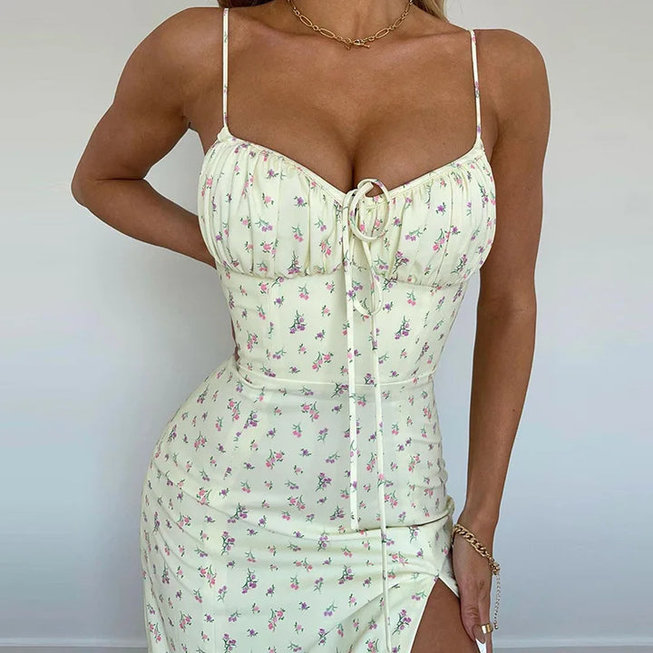 Judy | Elegant Floral Bodycon Dress