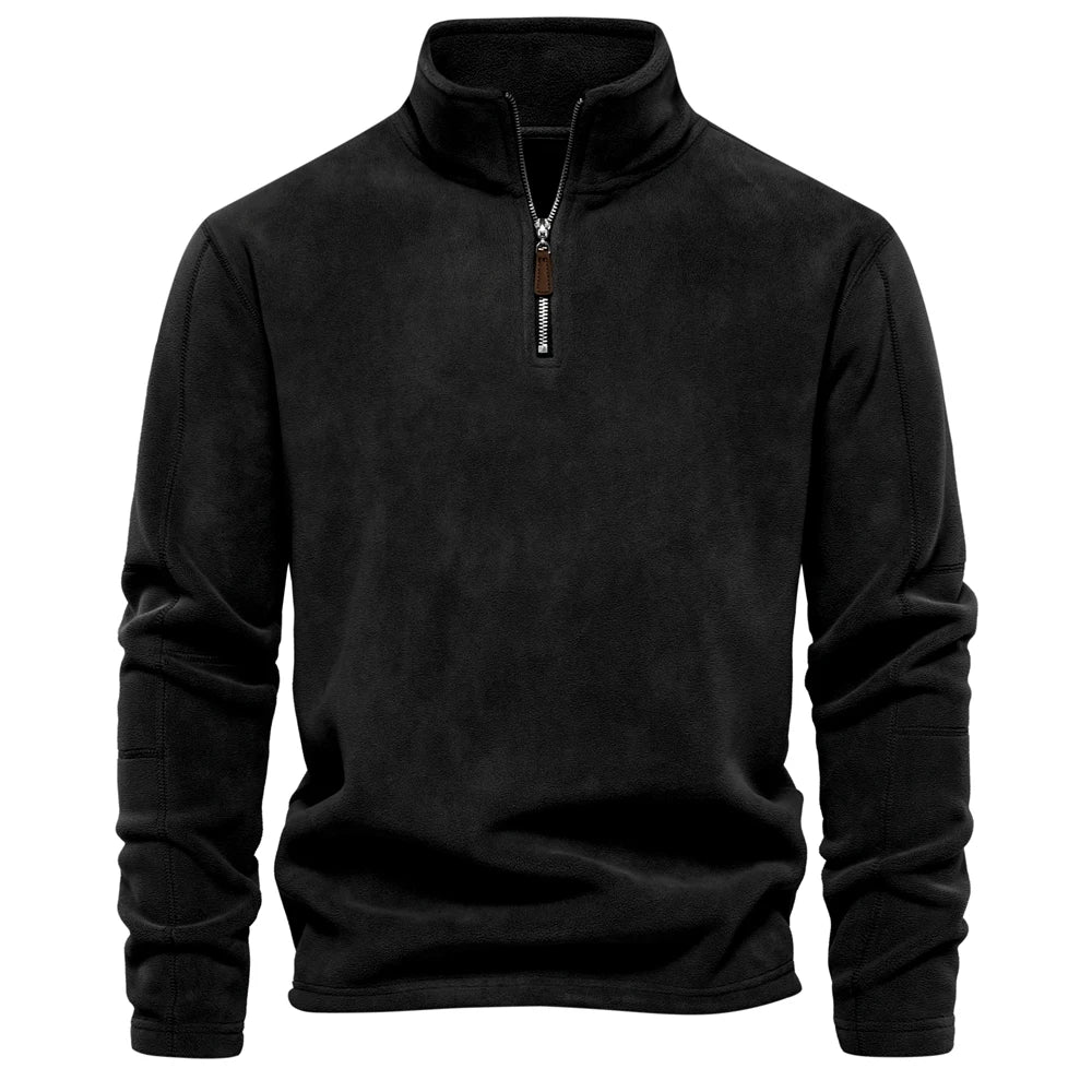 Hugh | Classic Half-Zip Sweater