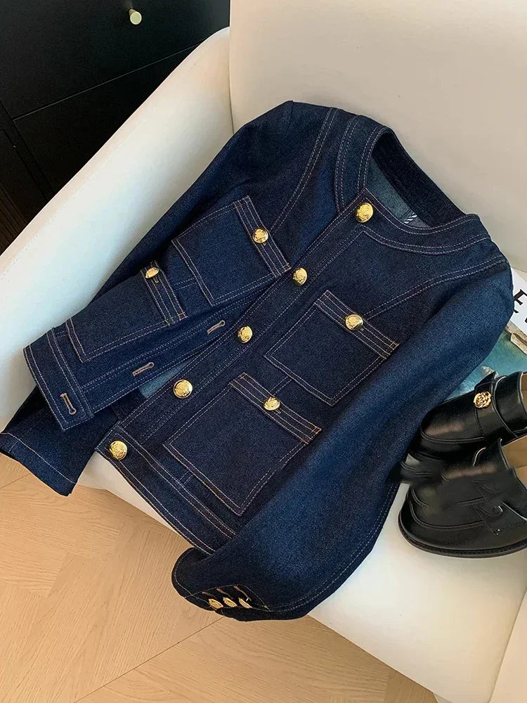 Yasmin | Chic Blue Denim Jacket