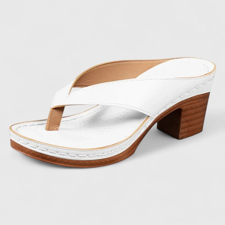 Orthopedic Occasion Real Leather Heels