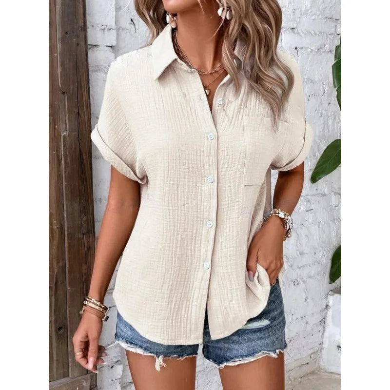 Esme | Airy Blouse with Button Closure