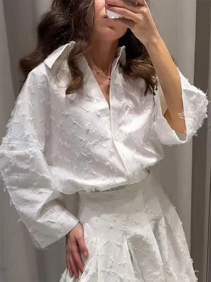 Rina | Pleated Skirt Set