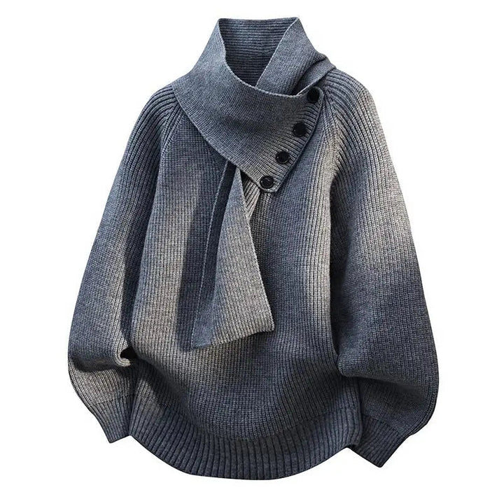 Maria | Cozy Scarf-Neck Sweater
