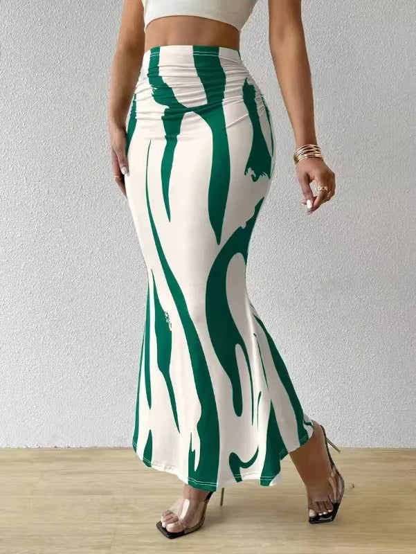 Naomi | Chic Zebra Print Skirt