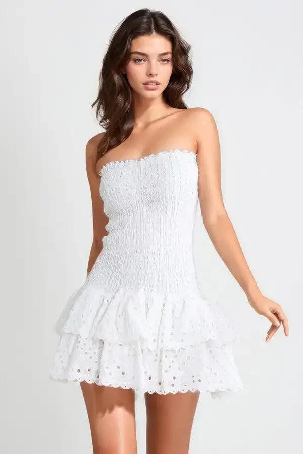 Anaya | Ruffle Mini Dress