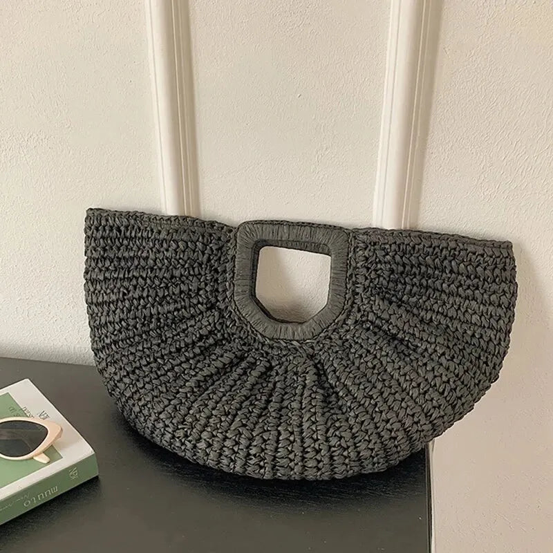 Jeanna | Chic Rattan Handbag