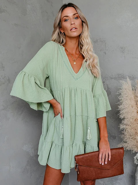 Meg | Airy Bow Dress