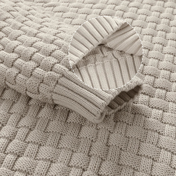 Dustin | Waffle Knit Turtleneck Sweater