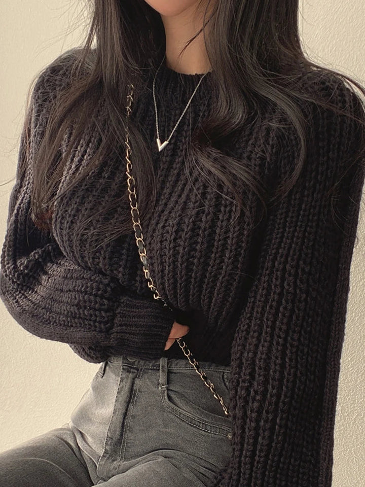 Maybel | Pullover with Lantern Sleeves