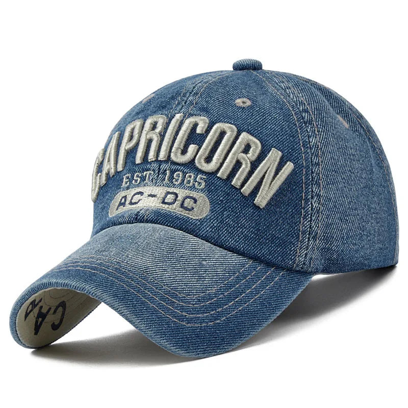 Alexis | Denim Snapback Cap
