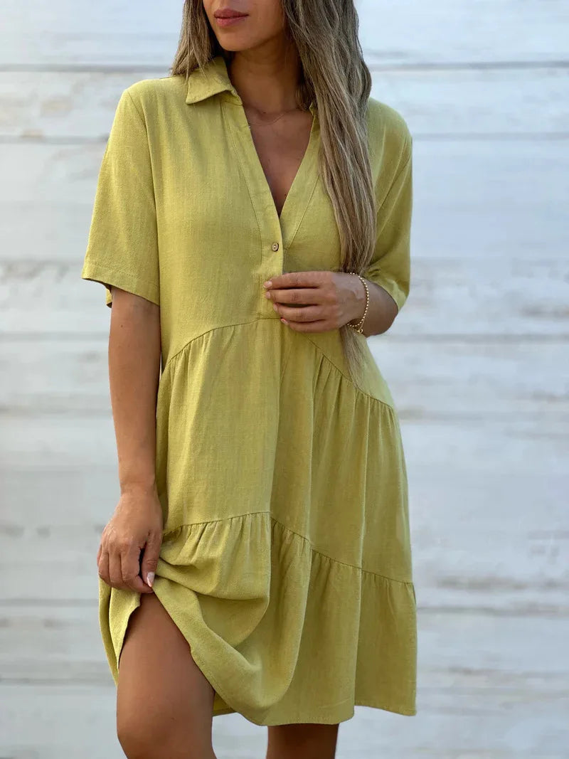 Jaya | V-Neck Mini Dress