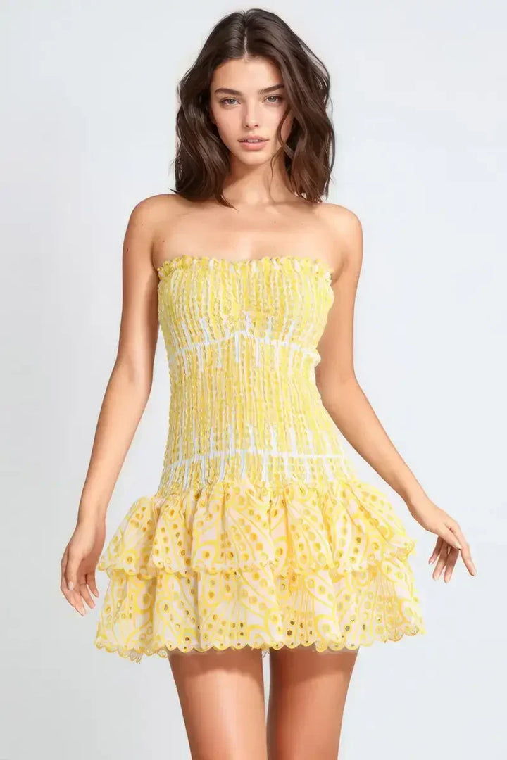 Anaya | Ruffle Mini Dress