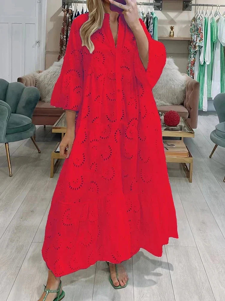 Meilin | Embroidered Maxi Dress