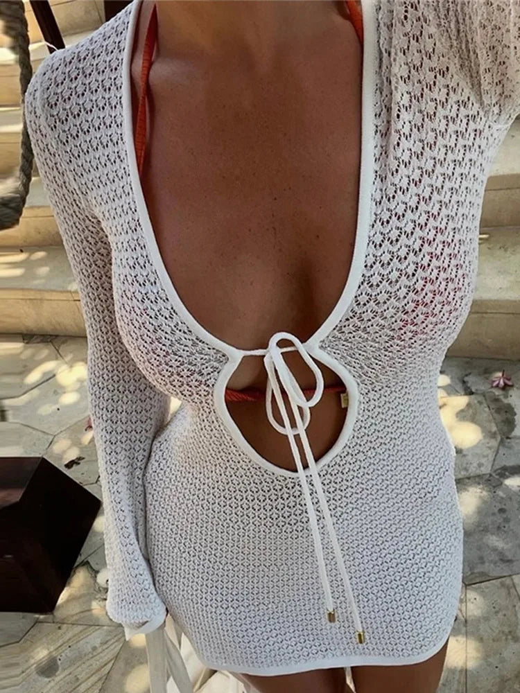 Sammie | Short Beach Dress with Cut-Outs