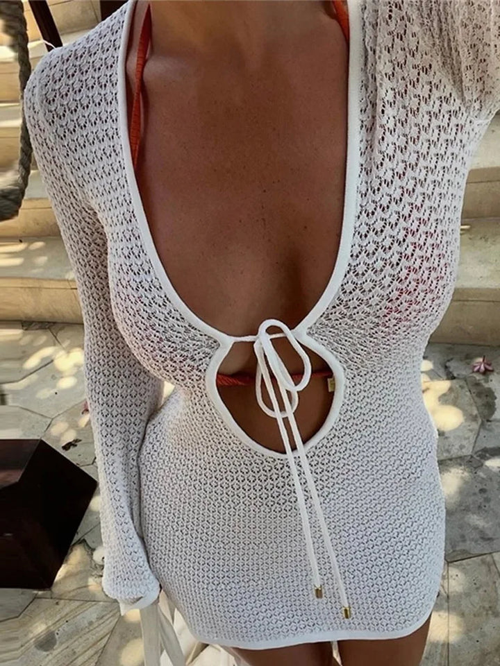 Sammie | Short Beach Dress with Cut-Outs