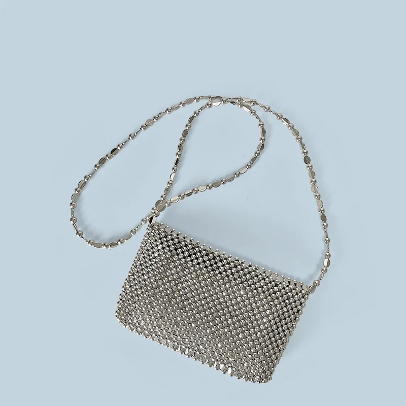 Nadia | Silver Clutch