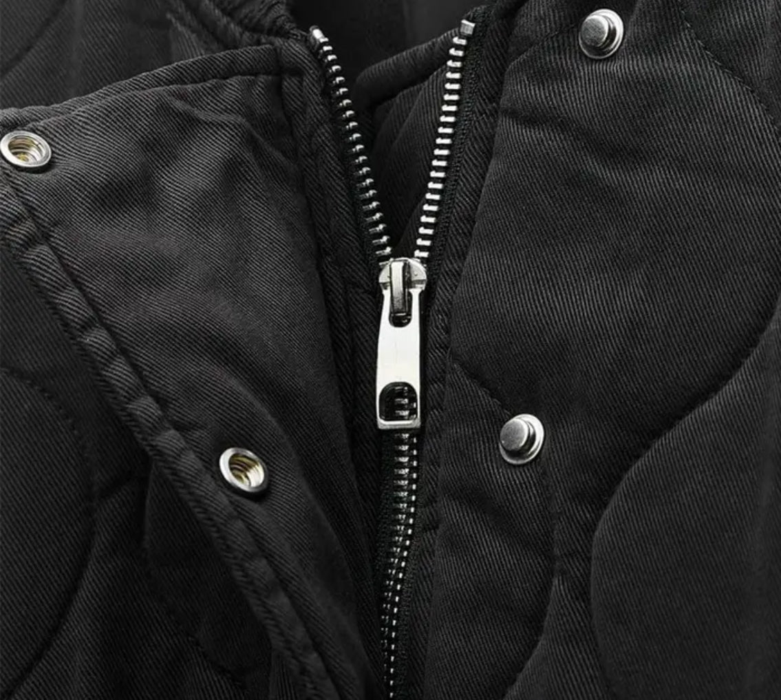 Women's Relaxed Quilted Bomber Jacket