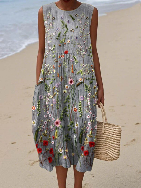 Belle | Wildflower Midi Dress