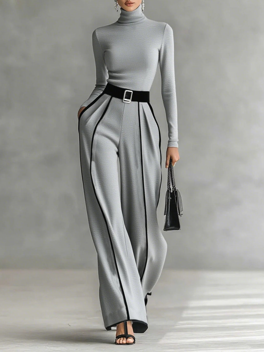 Vera™ | Elegant set with contrasting details
