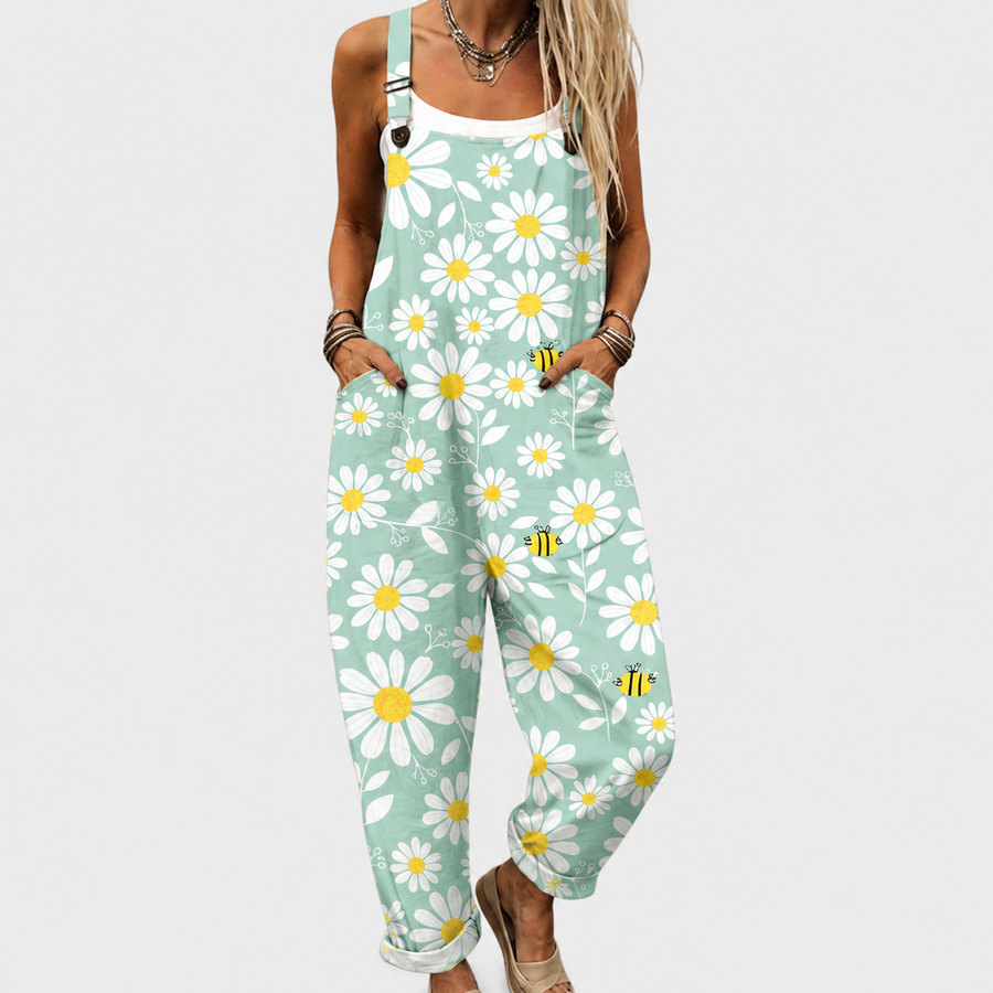 Comfortable Printed Jumpsuit