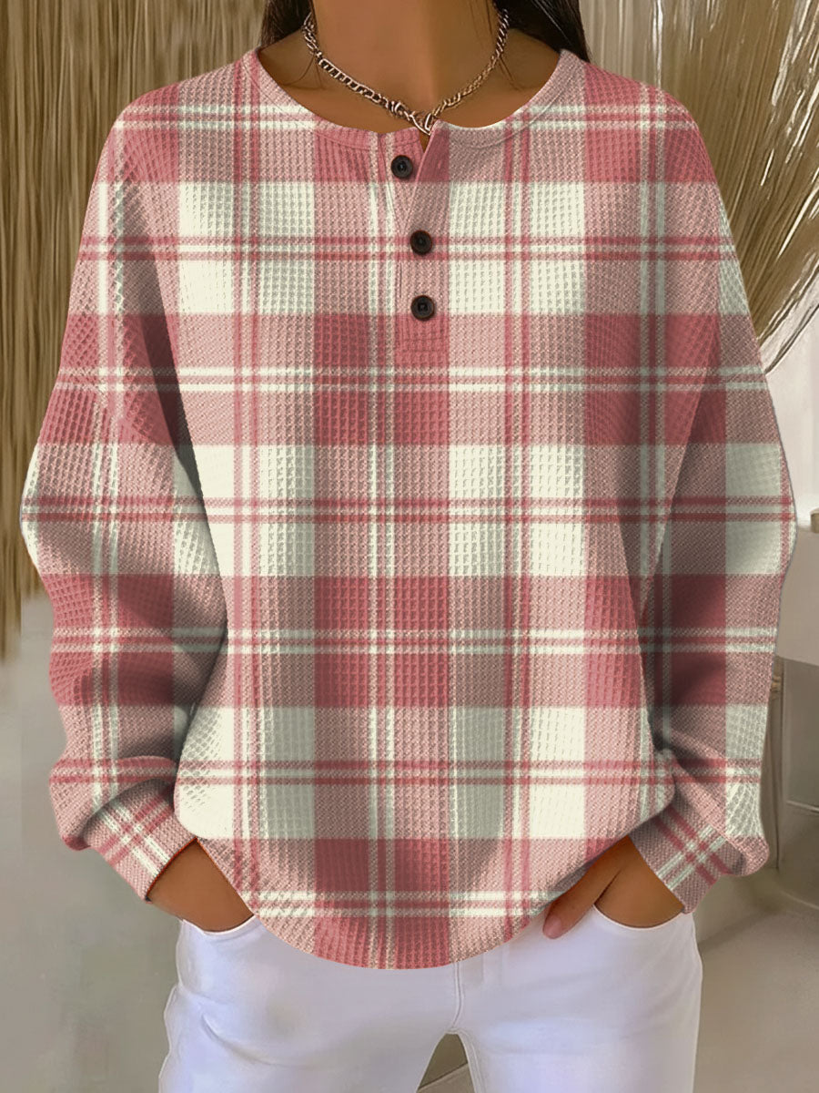Mireille | Textured Check Top