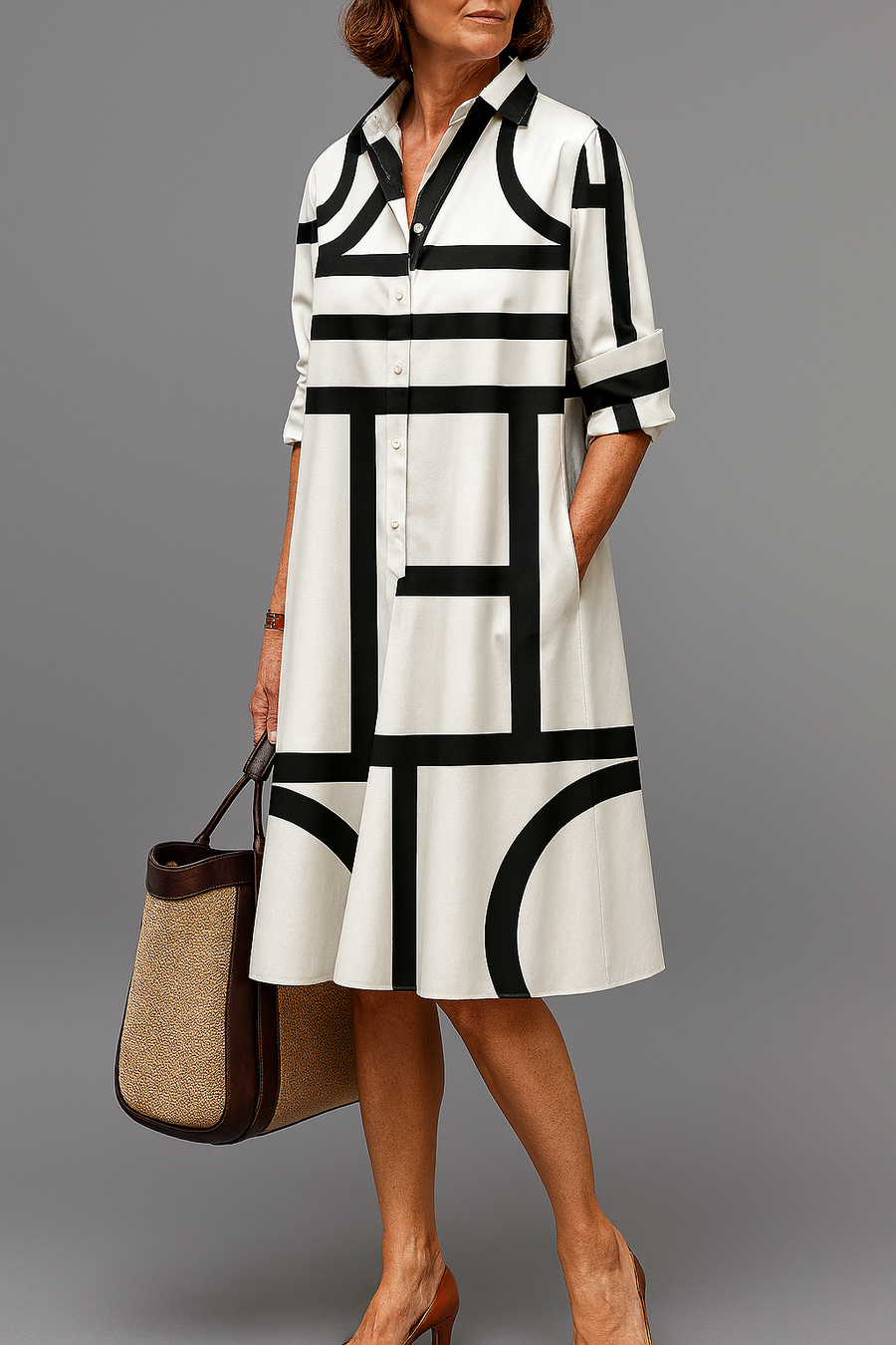 Ellie | Elegant and refined midi dress