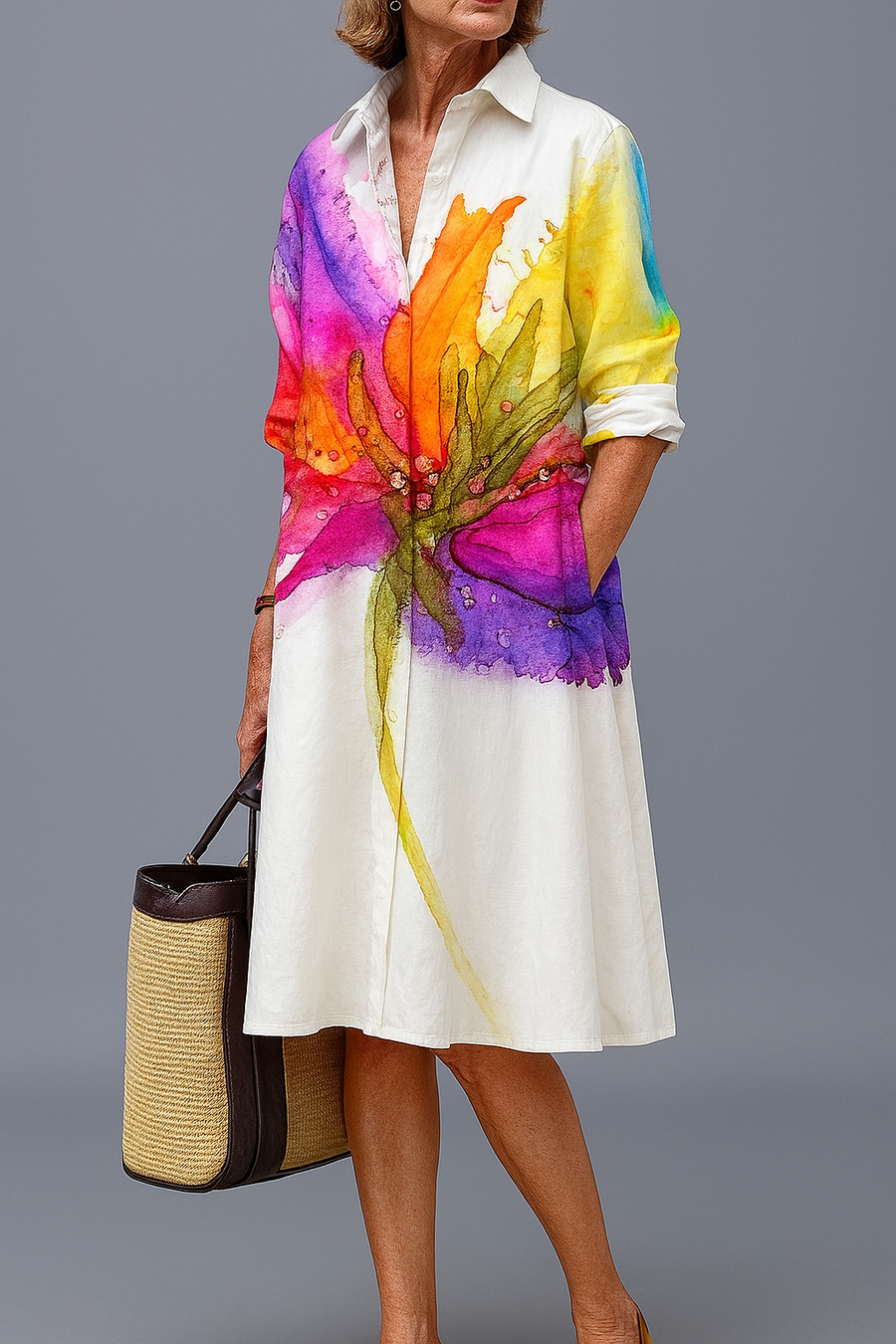 Lydia | Elegant & Polished Midi Dress