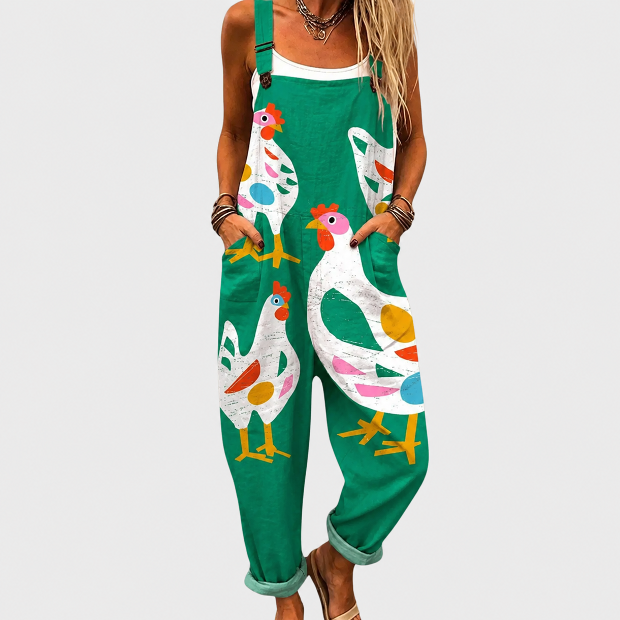Comfortable Printed Jumpsuit