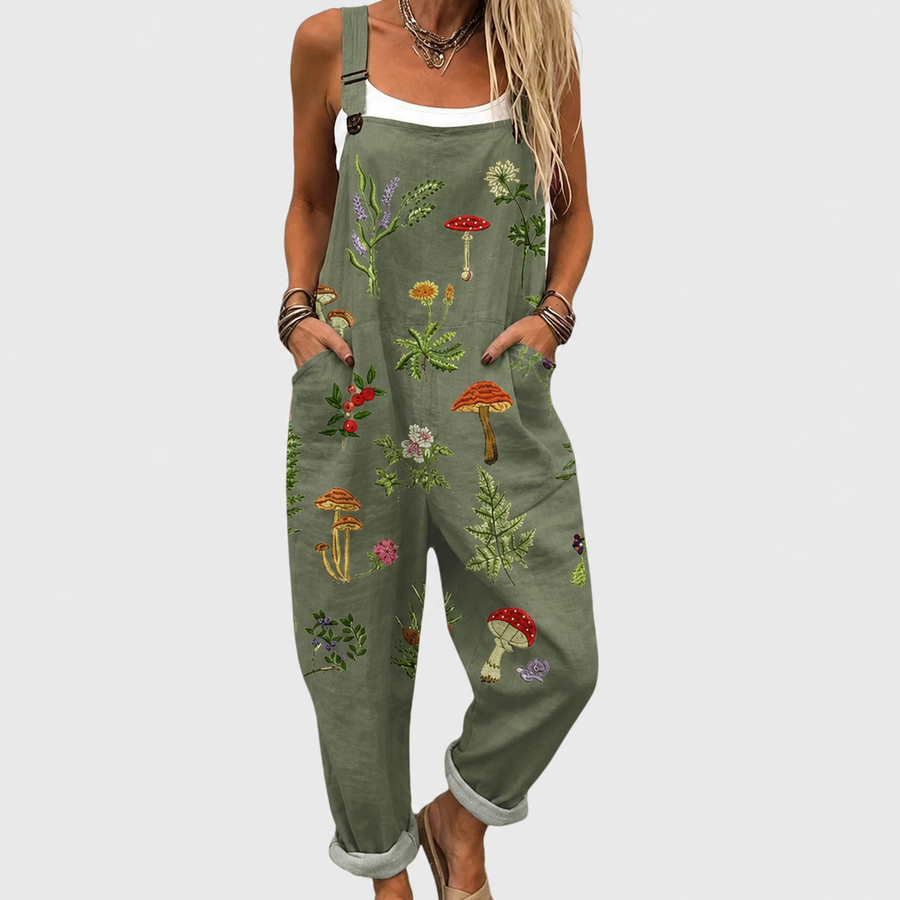 Comfortable Printed Jumpsuit