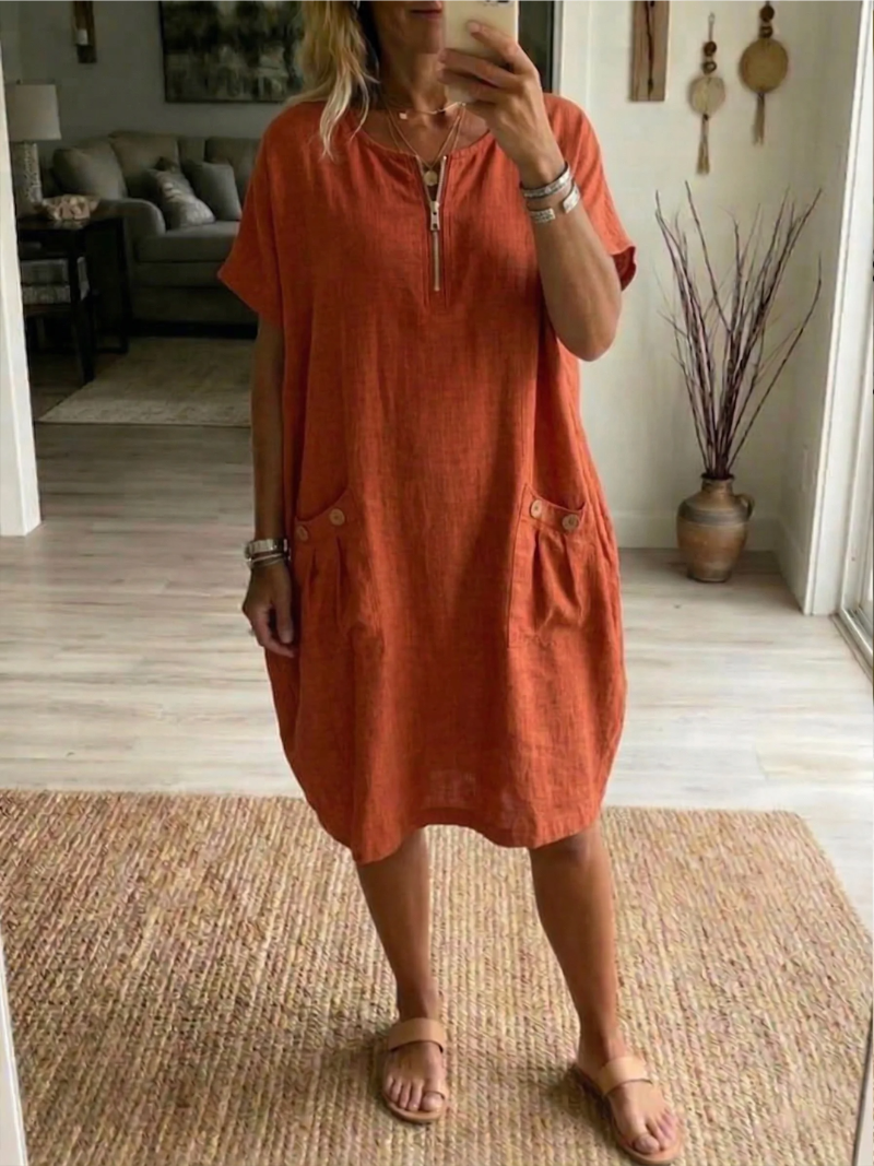 Nina™ | Zip-Up Dress