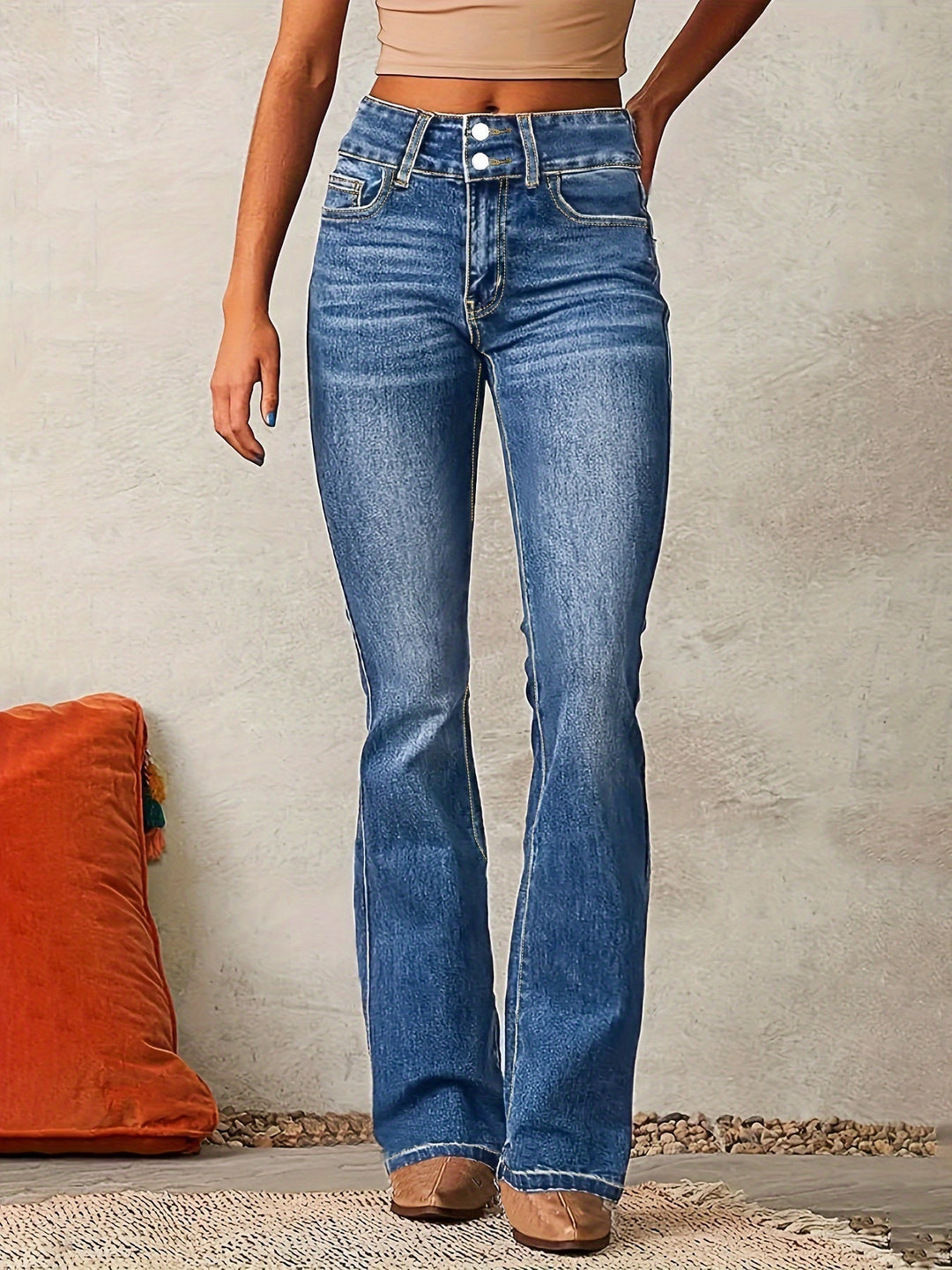Liva | High Waisted Flared Pants