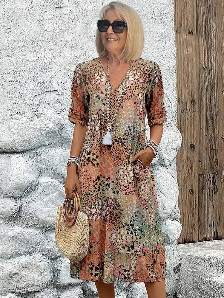 Gloria | Vibrant Midi Dress